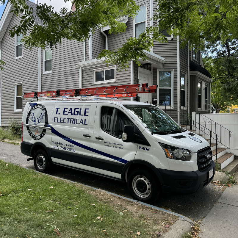T. Eagle Electrical service van.